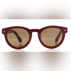 Louis Vuitton LV Urban Round Sunglasses color Burgundy